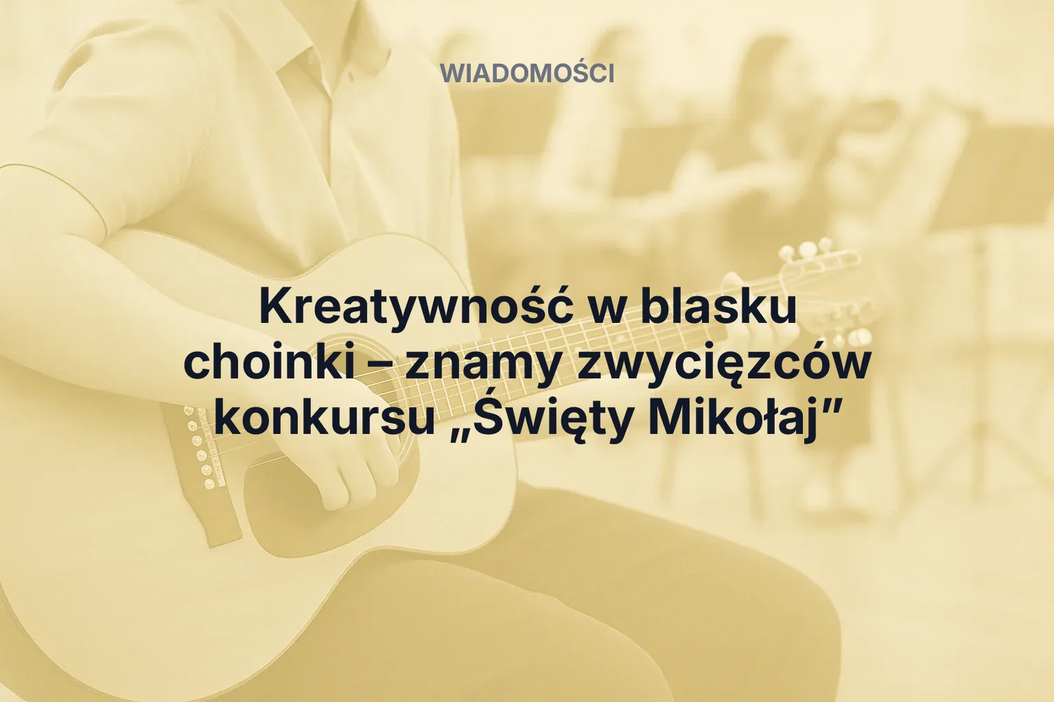 Miniatura: Kreatywność w blasku choinki – znamy zwycięzców konkursu „Święty Mikołaj”