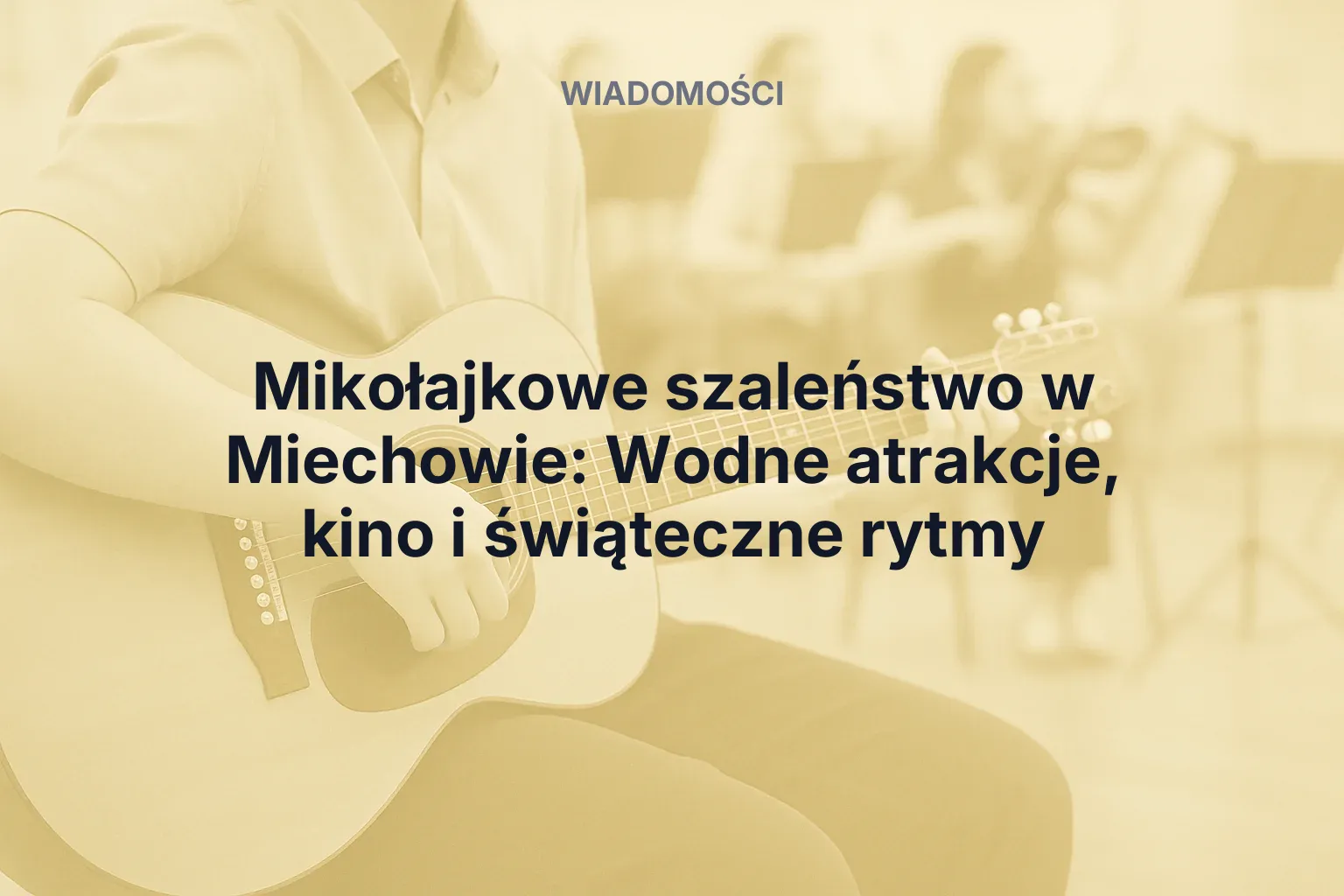 Miniatura: Mikołajkowe szaleństwo w Miechowie: Wodne atrakcje, kino i świąteczne rytmy