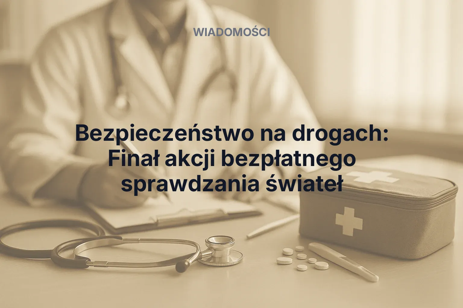 Miniatura: Bezpieczeństwo na drogach: Finał akcji bezpłatnego sprawdzania świateł