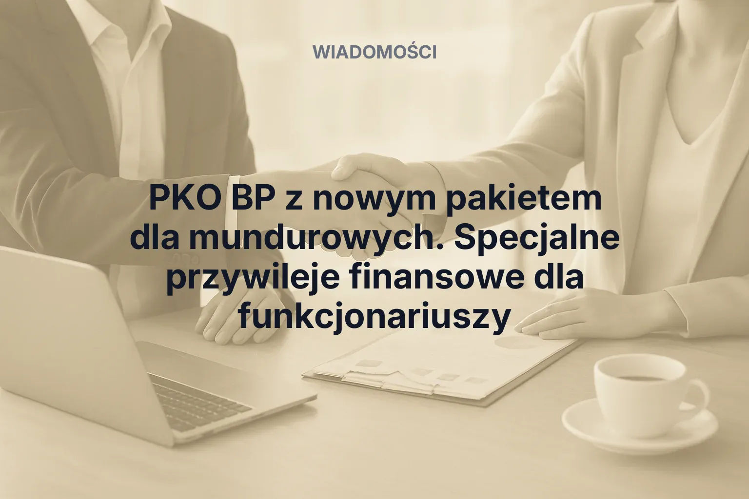 Miniatura: PKO BP z nowym pakietem dla mundurowych. Specjalne przywileje finansowe dla funkcjonariuszy